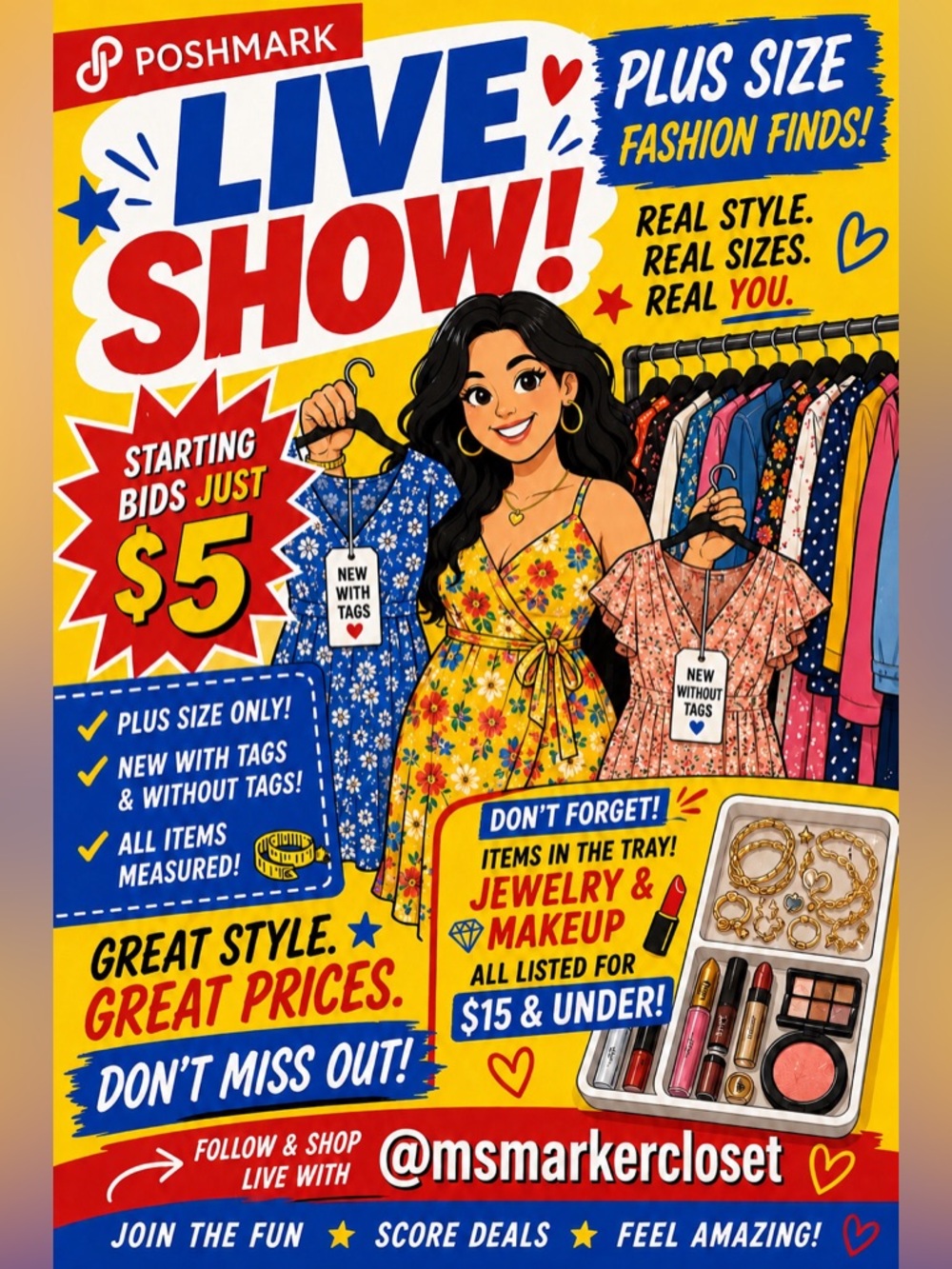 Live Show Listing ! I’m LIVE !